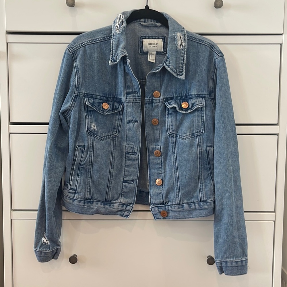 Distressed Jean Jacket